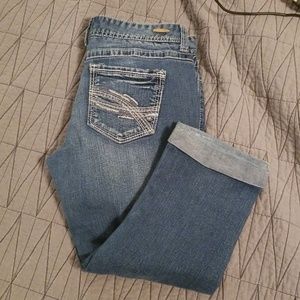 Denim capris